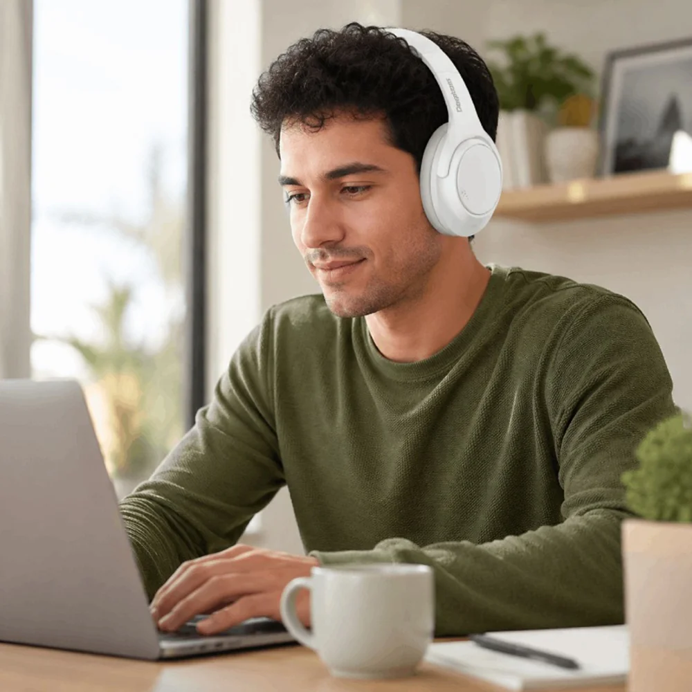 Casque sans fil Deepbass R21 Hi-Res avec microphone intégré - Image 2