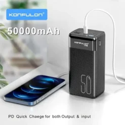 Konfulon Power Bank 50000mAh 22,5W USB-C PD3.0 QC4.0