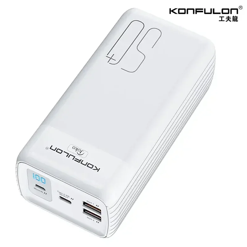 Konfulon Power Bank 50000mAh 22,5W USB-C PD3.0 QC4.0 - Image 4