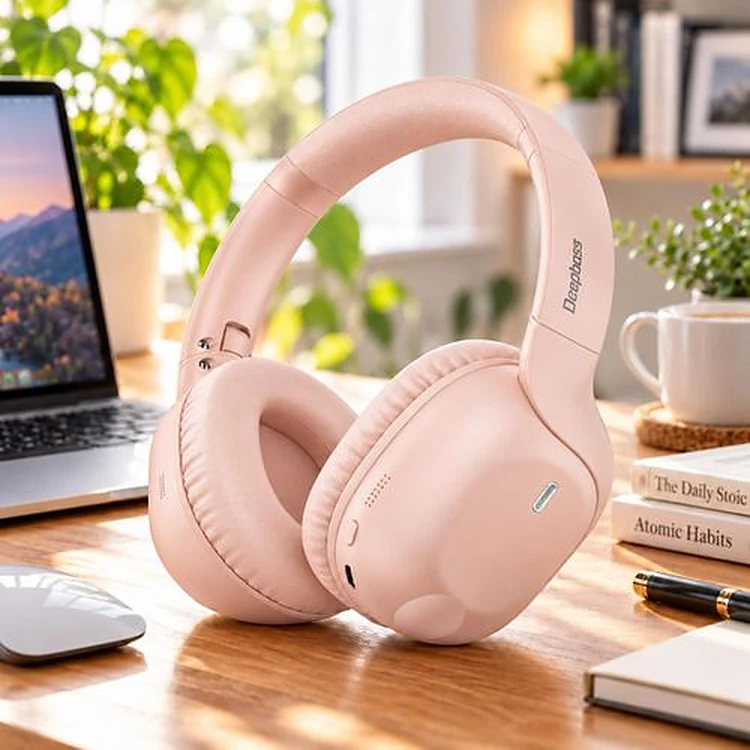 Casque Bluetooth 5.3 R23 sans fil, 18h d’autonomie Deepbass - Image 3