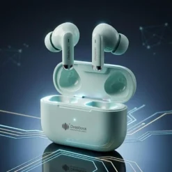 Alternative view of Écouteurs sans fil TWS-X1 Vert Bluetooth 5.3 Deepbass